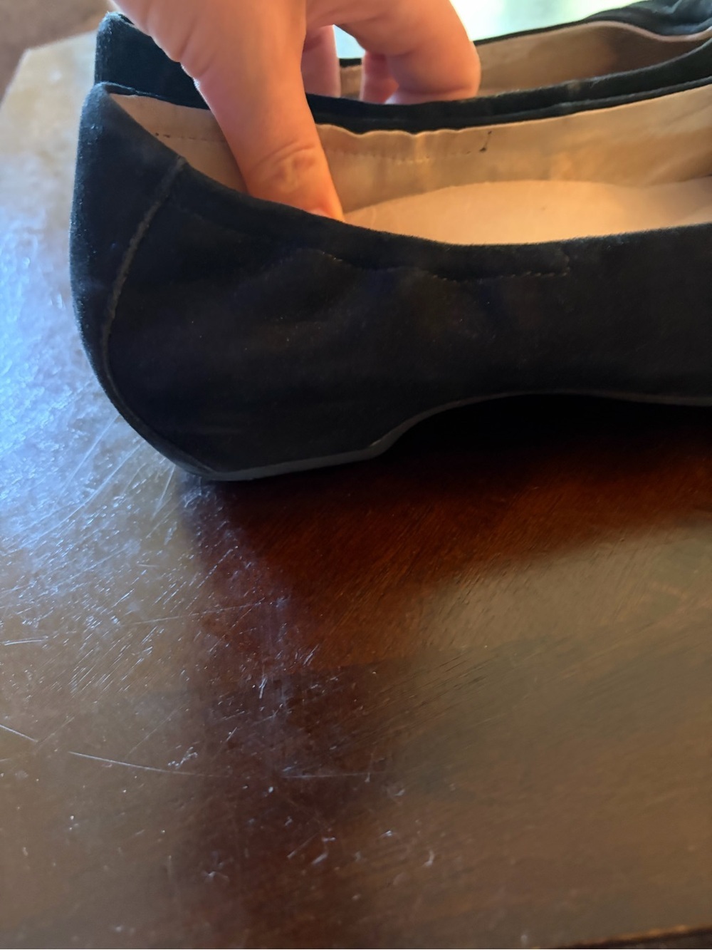 Dansko’s size 41 Women's Black Bow-Detail Flats w/ small heel - Picture 3 of 4